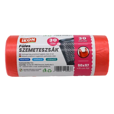 Füles szemetesszák 30Liter  30 db