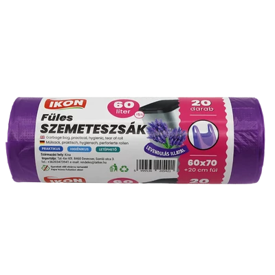 Füles szemetesszák 60Liter  20 db