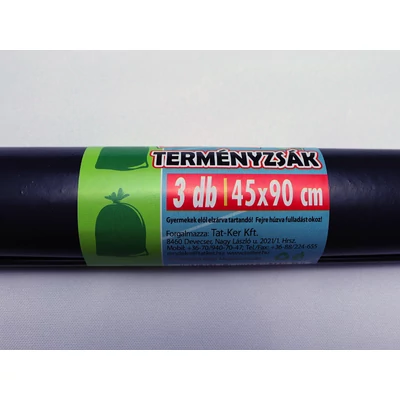 Terményzsák  45x90 cm 3db/csom 80 mik