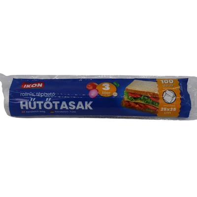 Hütőtasak 3L 100db/roll  25x35 cm