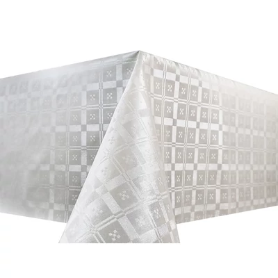 Damaszt hatású terítő 20 m/roll  T6110 White