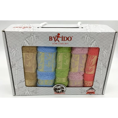 Bambusz szálas  30x50cm hímzett bambusz mintás , 5db-os   2-minta