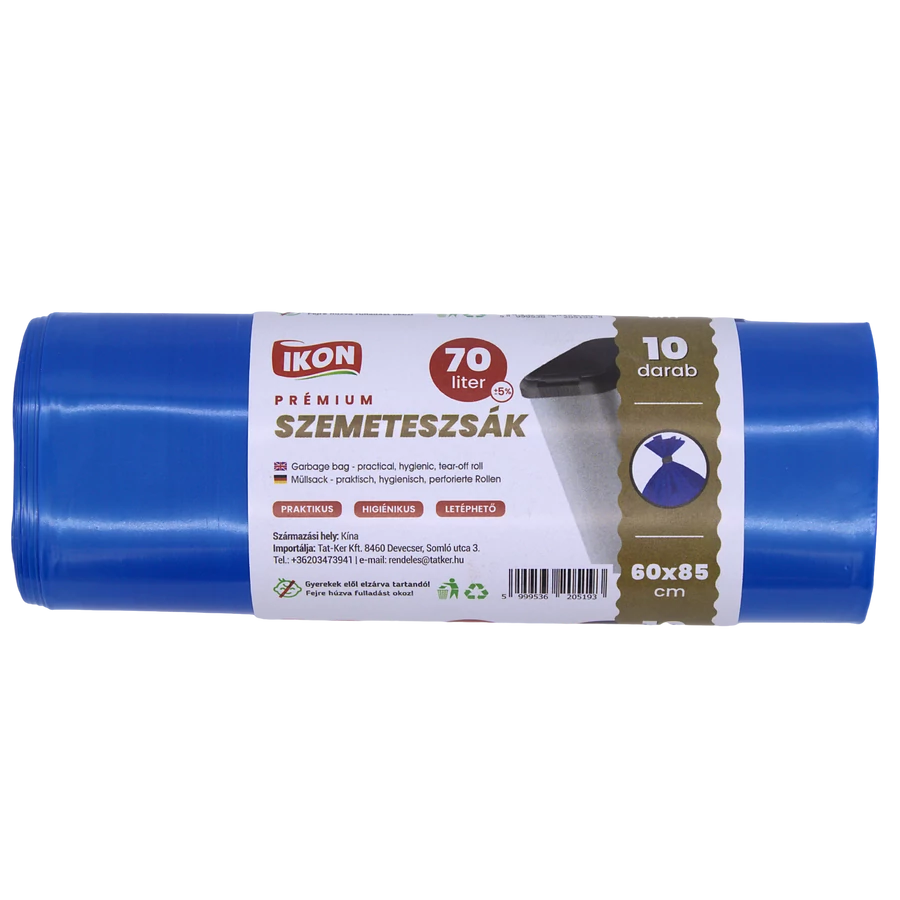  Szemeteszsák 70 Liter 10db/roll Prémium 